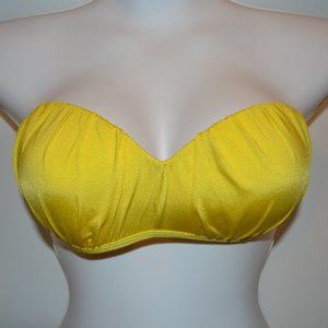 Asos Swim bright yellow bikini TOP ONLY Size 6 (B - C Cup) EUC